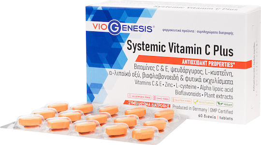 Viogenesis Systemisches Vitamin C Plus 915 mg 60 Tabletten