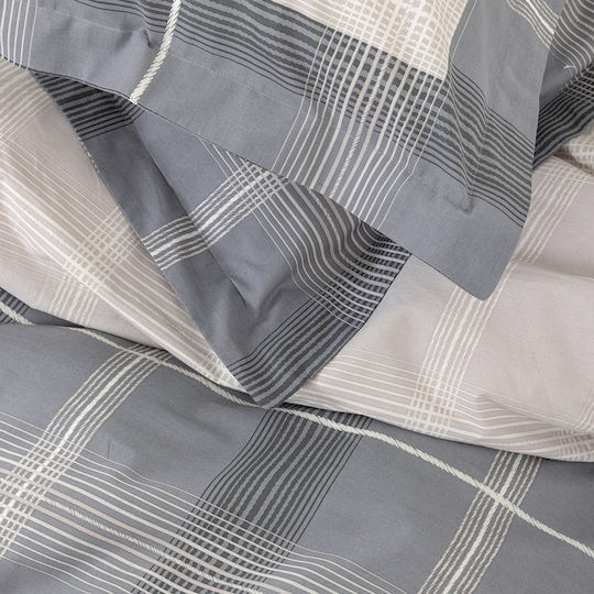 Nima Veggera Set Super Double 220x240cm Grey-Beige Nima Veggera Set Super Double 220x240cm Grey-Beige