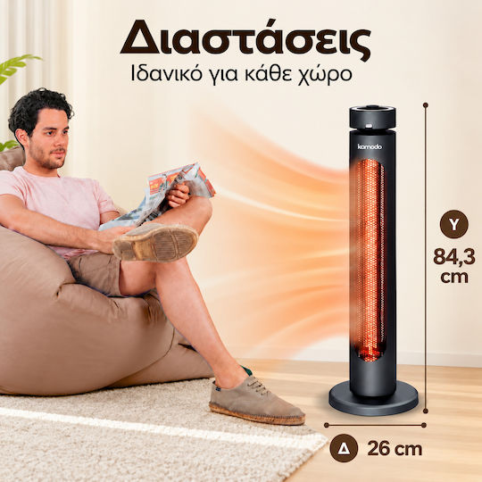 Komodo Încălzitor Electric cu Infraroșu cu Putere 2kW