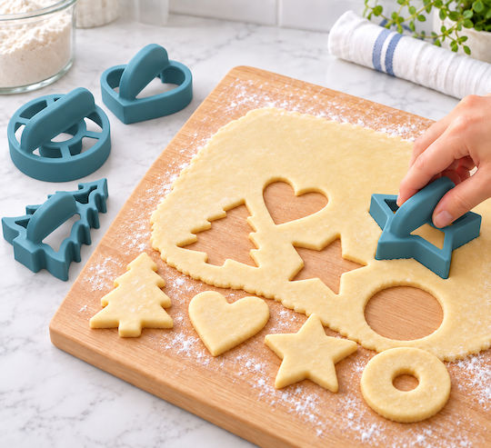 Zenker Weihnachtliche Keksausstecher aus Kunststoff, 4er-Set