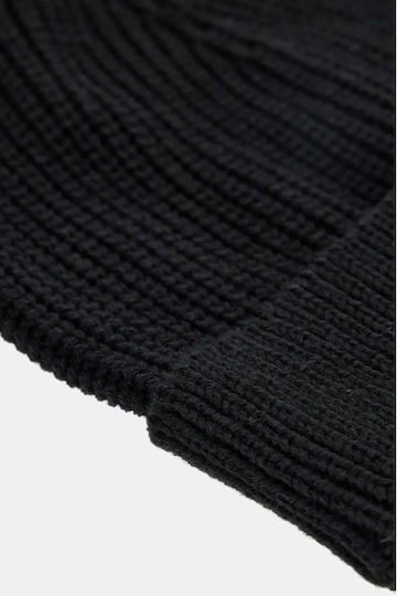 Boston Beanie Men's Knitted Beanie in Black