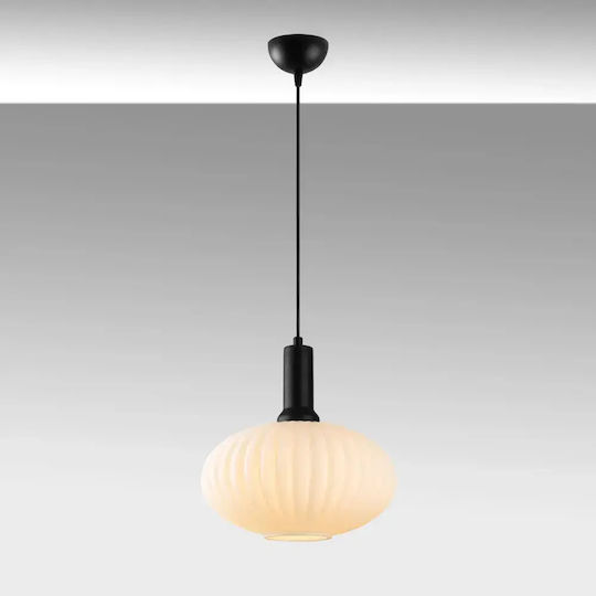 Opviq Asker Lampă Suspendată Neagră pentru 30 de Becuri E27 30x30x118 cm