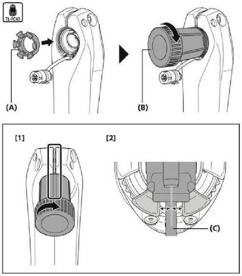Инструмент за монтаж Shimano TL-FC40 FC-R9100-P