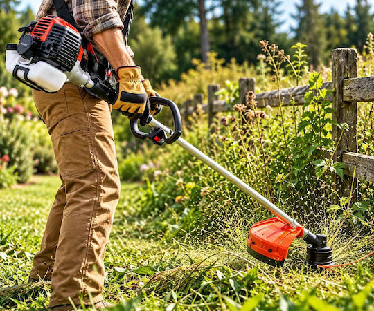 Kraft World Two-Stroke Gasoline-Powered Shoulder / Hand Brush Cutter