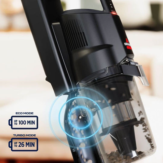 Bissell PowerClean DualBrush Pro Επαναφορτιζόμενη Σκούπα 2 σε 1 Stick & Χειρός 25.2V Μαύρη