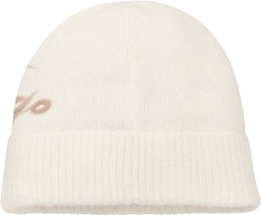 Women's Beanie with Rib Knit in Pink