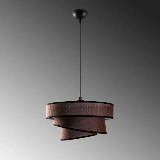 Opviq Stage Kronleuchter Hängelampe Braun mit E27-Fassung 10x40x30 cm