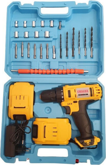 Kraft World TOOLS-027 Cordless Drill Driver 21V 2x2Ah