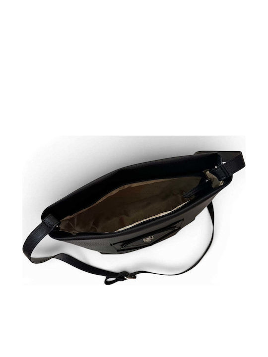 Damen-Crossbodytasche Messenger Tie Schwarz