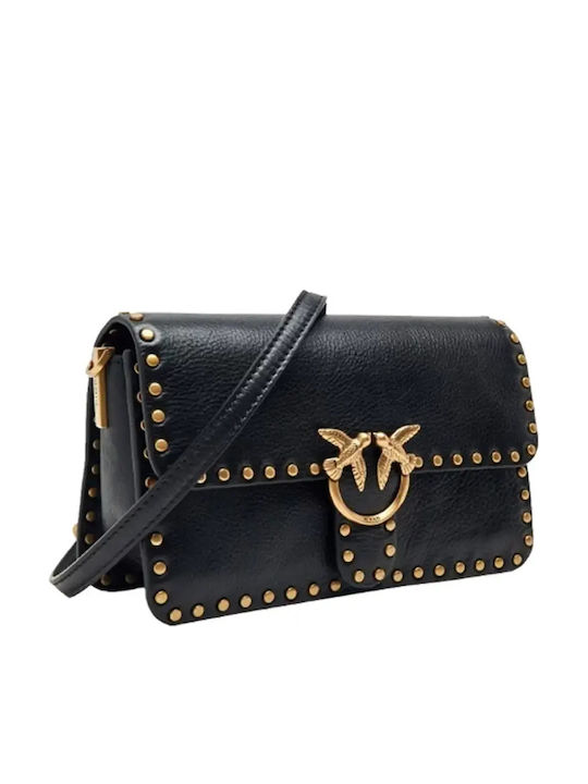 Pinko Love One Geantă Flap Dama Din Piele Pinko Love One Geantă Flap Dama Din Piele