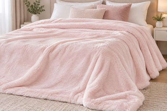 Morena Spain Double Fleece Blanket 220x240 cm Salmon WM-LB-01-27BL-SALMON