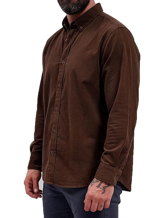 Lexton Corduroy Shirt Regular Fit Camel
