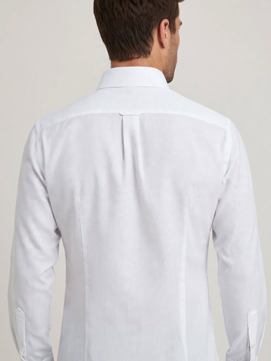 Camicissima Cămașă din Bumbac Slim Fit Albă
