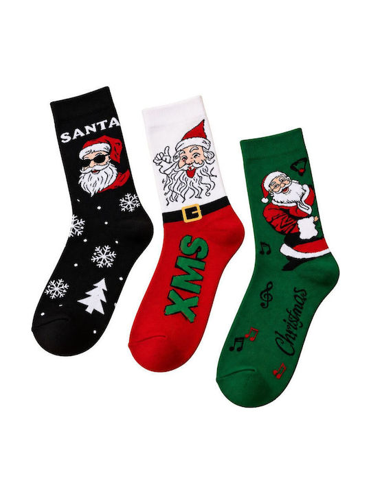 Esthisis Weihnachtssocken Mehrfarbig 3er-Pack