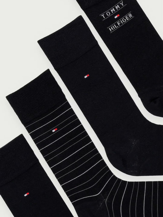 Tommy Hilfiger Ανδρικές Κάλτσες Black 4Pack