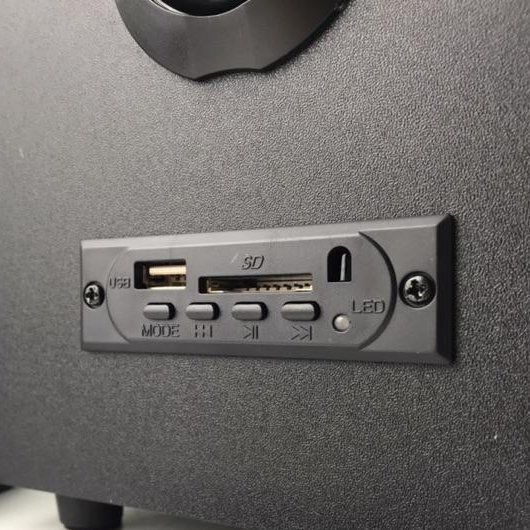 FT-C10U-BT Безжични Компютърни Говорители 2.1 с RGB Осветление и Bluetooth, Мощност 11W, Черни