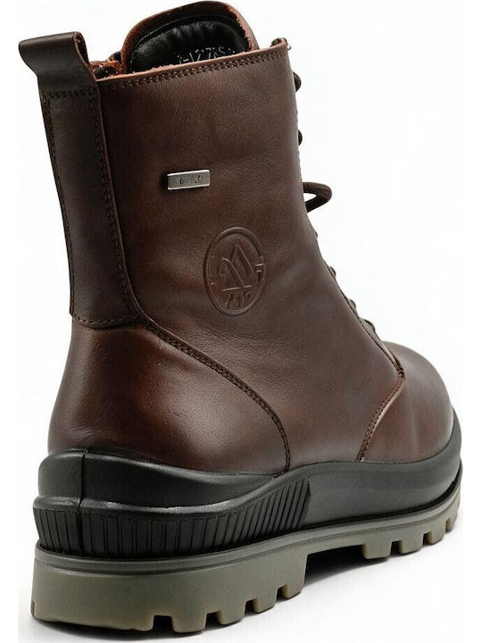 Burgundy Leather Women's Ankle Boots
