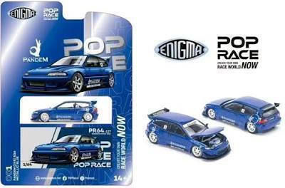 Pop Race Pandem Gr Yaris Metallic Blue Pre004