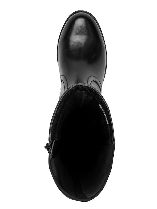 Leather Women's Riding Boots Black