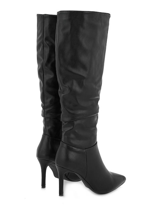 Women's High Heel Boots Black