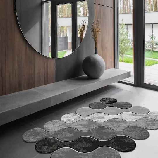 Conceptum Hypnose 80x150cm Antiderapant Alb / Gri / Negru Conceptum Hypnose 80x150cm Antiderapant Alb / Gri / Negru