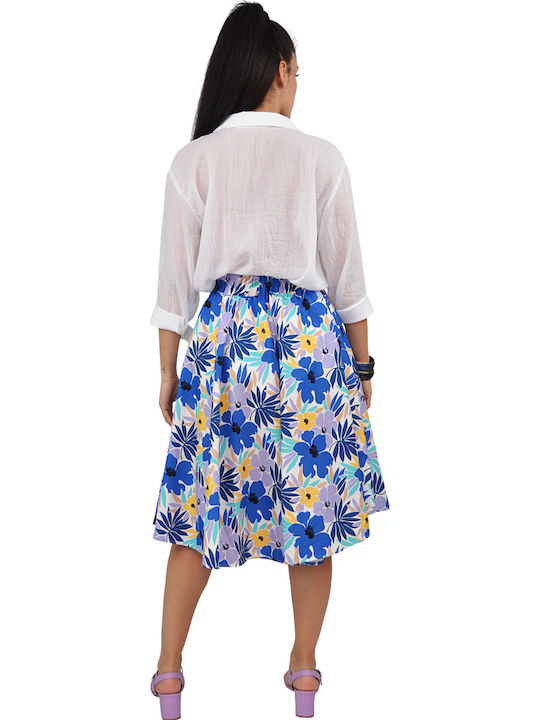 Maxi Floral Multicolour Skirt