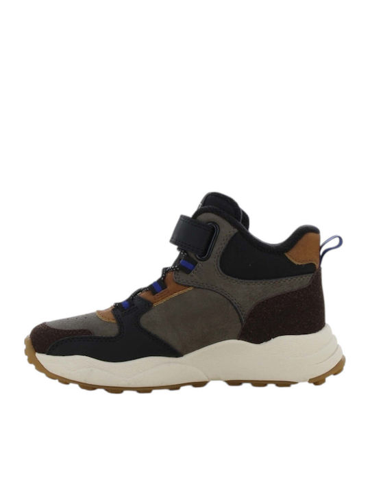 Anatomic Kids Ankle Boots with Hook and Loop Closure Blue