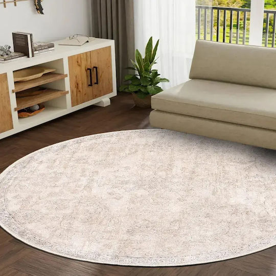 Conceptum Hypnose Kece Covor Rotund Bej Φ120cm