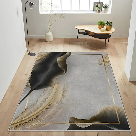 Conceptum Hypnose Hm-crp25-31 Covor Rectangular Gri-Auriu 80x140cm