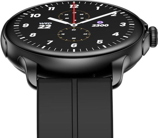HMD Часовник X1 46 мм с пулсомер (черен)