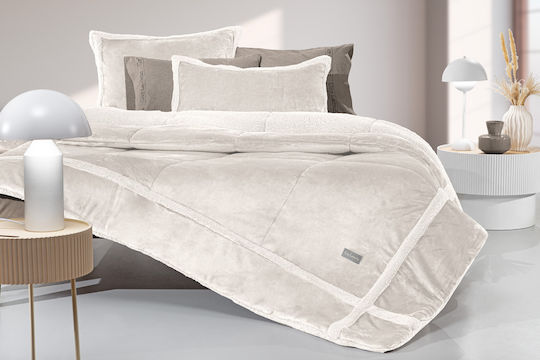 Guy Laroche Κουβερτοπάπλωμα Υπέρδιπλο 220x240εκ. Εκρού Guy Laroche Κουβερτοπάπλωμα Υπέρδιπλο 220x240εκ. Εκρού