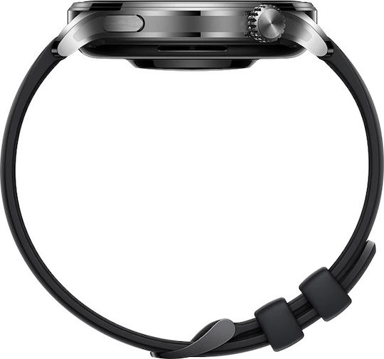 Honor Watch 4 Pro Stainless Steel 46mm Αδιάβροχο με Παλμογράφο (Μαύρο)