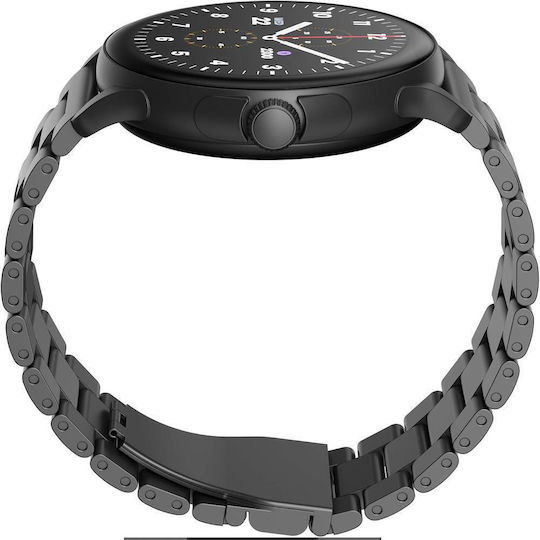 HMD Watch X1 46mm με Παλμογράφο (Gray Metallic)