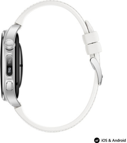 Huawei Watch 6 Aluminium 42mm Αδιάβροχο με Παλμογράφο (Λευκό)