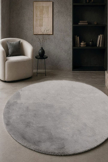Teoran Mellow 11 Round Rug Grey Ø160cm
