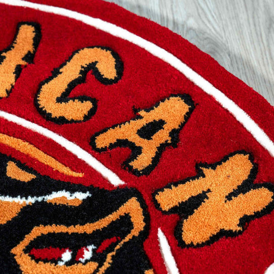 American Socks Wildcat Handmade Non-Slip Round Rug Wildcat Rug Ø100cm