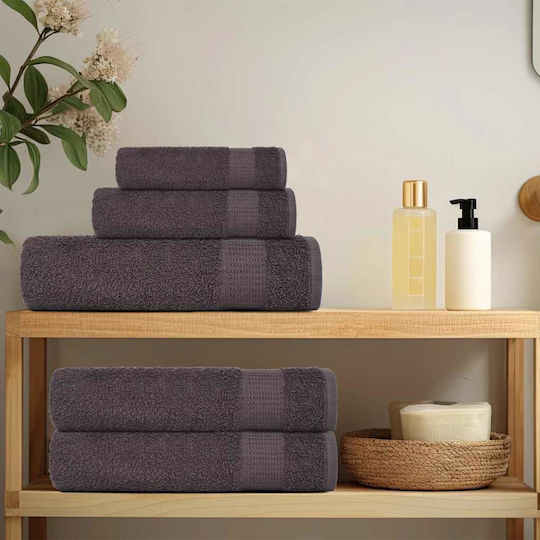 vidaXL Washcloth Frogn 30x30 cm Anthracite 10 Pieces vidaXL Washcloth Frogn 30x30 cm Anthracite 10 Pieces