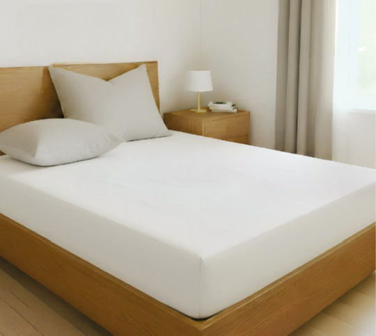 Flamingo for Single Bed 100x200+32cm with Elastic White Flamingo for Single Bed 100x200+32cm with Elastic White