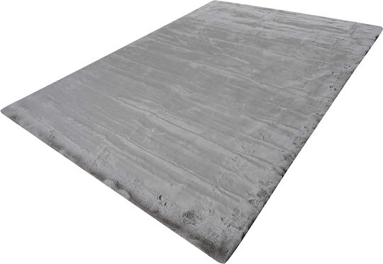 Polcarpet Rabbit Silver 80 Teppich Rechteckig Pelzige Silver