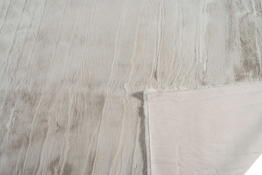 Polcarpet Rabbit Wohnzimmer Teppich Rund Pelzige Ecru 160cm