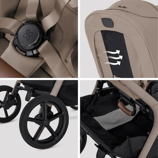 Breez Reversible 2 in 1 Stroller Suitable for Newborn Champagne 10.5kg SX2349.CP-DUO