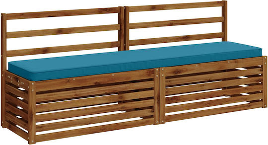vidaXL Gartenbankkissen Blau 2 Stk. 40 x 200 cm