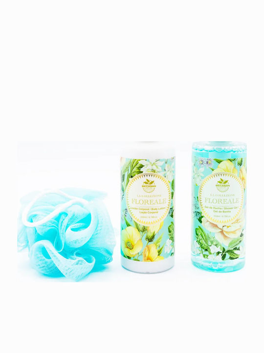 Becasan Set Îngrijire Floral pentru Curățarea Corpului