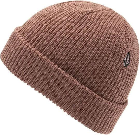 Beanie Men's Knitted Beanie in Brown