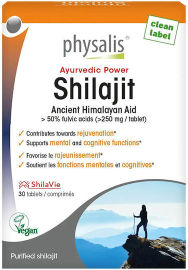 Physalis Shilajit 30 Vegan Tablets