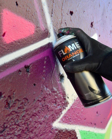 Flame Paint Σπρέι Βαφής Ακρυλικό Υψηλής Θερμοκρασίας με Ματ Εφέ Πράσινο 400ml