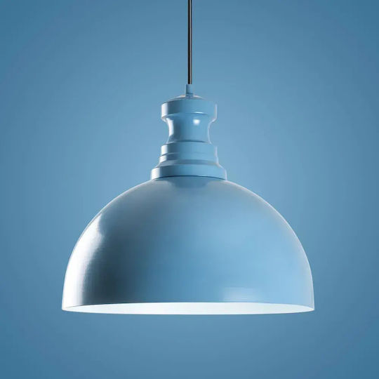 Opviq Kure Hängelampe Blau mit Fassung E27 40x40x134cm.