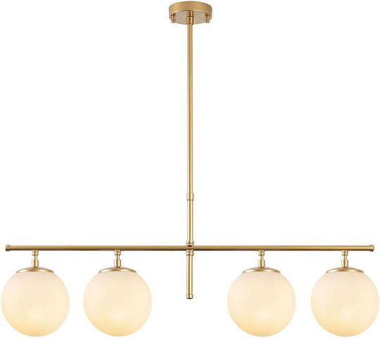 Opviq Gold Hängelampe Gelb 81x15x36cm Opviq Gold Hängelampe Gelb 81x15x36cm