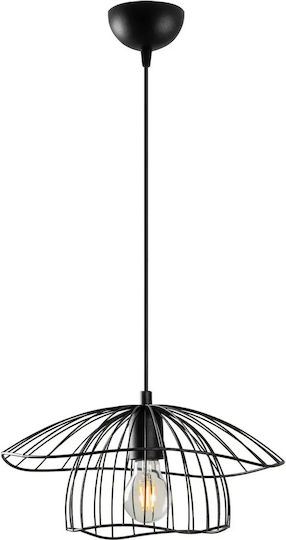 Opviq Mantar Lumina Suspendată Neagră 35x35x112 cm Opviq Mantar Lumina Suspendată Neagră 35x35x112 cm