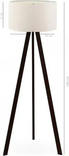 Aithrio Lampa de podea Î38xL21cm. Alb